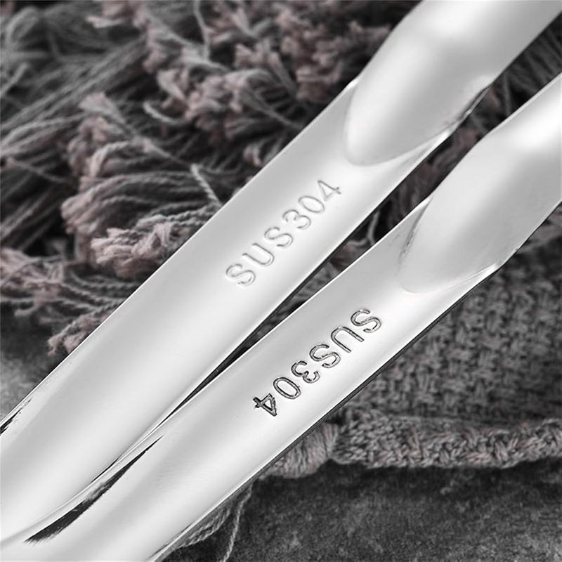 Large Stainless Steel Slotted Spoon Skimmer Durable Restaurant Cooking Utensil - Image 4